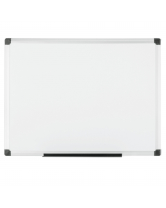 Lavagna bianca STARLINE con superficie in acciaio laccato bianco magnetica e scrivibile. Cornice in alluminio anodizzato da 12mm e vaschetta porta-accessori ad incastro. Provvista di kit di fissaggio.

Caratteristiche di questo articolo:
Superficie: magne
