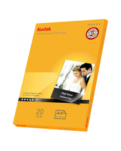 Formato A4 (270 mm. x 297 mm.)
Confezione da 20 fogli
Finitura lucida
Asciugatura istantanea
Compatibile con tutti i marchi di stampanti inkjet sul mercato