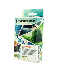 Cartuccia ink giallo per print C/Brother LC 123Y