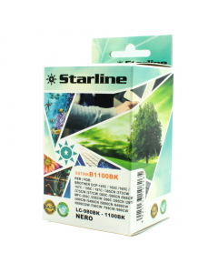 Cartuccia ink nero per print C/Brother LC980BK LC1100BK