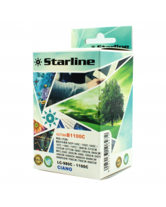 Cartuccia ink ciano per print C/Brother LC980C LC1100C