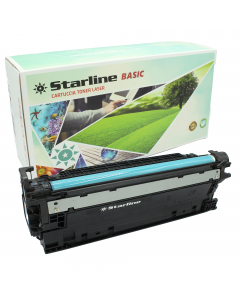 Toner Nero Compatibile Starline BASIC per  HP Color LaserJet CP3525 per 5000pag