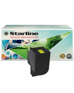 Toner Ric. Giallo 3000pag per Lexmark CS 310 dn, CS 310 n, CS 410 dn, CS 410 dtn, CS 410 n, CS 510 de, CS 510 dte