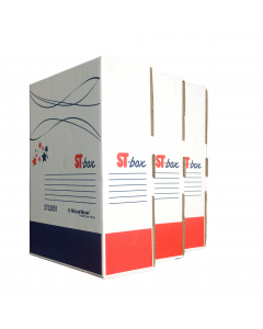 Scatole STARLINE archiviabili in 3 posizioni (lato corto, lato lungo verticale e lato lungo orizzontale) ognuna dotata di foro di estrazione. Disponibile nel formato legale.
Caratteristiche di questo prodotto:
• Codice: STL5052
• Tipo prodotto: Scatola ar