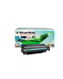 Toner ric. nero per HP Color LaserJet CM 3530 FS MFP, Color LaserJet CM 3530 MFP, Color LaserJet CP 3525, Color LaserJet CP 3525 DN, Color LaserJet CP 3525 N, Color LaserJet CP 3525 X, 5.000 pag