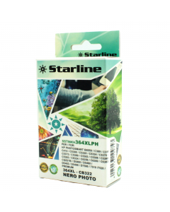 Cartuccia ink nero photo rigenerata per HP N. 364 E 364XL