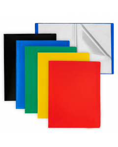 Portalistino formato A4 con copertina pesante da 400my in PPL opaco colorata 100% riciclato e riciclabile. Buste saldate sul dorso in PPL liscio 30my 100% riciclabili.

Caratteristiche di questo articolo:
Materiale: polipropilene riciclato / polipropilene