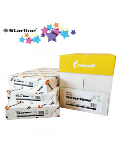Carta da fotocopie STARLINE ideale per tutte le applicazioni dell’ufficio. Adatta sia alla stampa laser che ink-jet, ha un ottimo rapporto qualità-prezzo. In risme da 500 fogli.

Caratteristiche di questo prodotto:
Articolo: STL2001
Tipologia di prodotto: