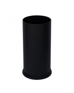Portaombrelli in acciaio con bordino salva pavimento in plastica e vaschetta interna raccogli goccia. Capacità 22L. Dimensione: Ø24 x H49cm.