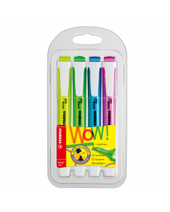 Astuccio 4 colori. Inchiostro a base d'acqua. Fusto "salva-spazio" trasparente nel colore dell'inchiostro, pratica clip. Impugnatura opaca e antiscivolo. Cappuccio ventilato antisoffocamento. Tecnologia Anti-Dry-Out: resiste 4 ore senza cappuccio.