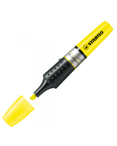 Inchiostro a base d'acqua. Serbatoio a vista XXL con indicatore d'inchiostro. Evidenzia fino a 500mt. Resiste 4 ore senza cappuccio. Due ampiezze di tratto 2-5mm.
Colore: giallo.