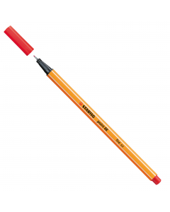 Punta in feltro con rinforzo in metallo per garantire una grande resistenza. Cappuccio ventilato antisoffocamento. Lunga durata anche senza cappuccio. Ideale per lavori con riga , fotocopie e stancils.
Tratto da 0,4mm.
Colore: rosso.