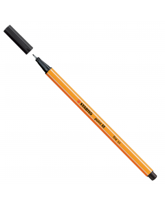 Punta in feltro con rinforzo in metallo per garantire una grande resistenza. Cappuccio ventilato antisoffocamento. Lunga durata anche senza cappuccio. Ideale per lavori con riga , fotocopie e stancils.
Tratto da 0,4mm.
Colore: nero.
