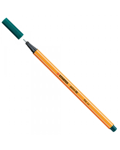 Punta in feltro con rinforzo in metallo per garantire una grande resistenza. Cappuccio ventilato antisoffocamento. Lunga durata anche senza cappuccio. Ideale per lavori con riga , fotocopie e stancils.
Tratto da 0,4mm.
Colore: verde pino.