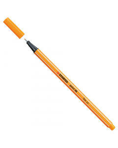 Punta in feltro con rinforzo in metallo per garantire una grande resistenza. Cappuccio ventilato antisoffocamento. Lunga durata anche senza cappuccio. Ideale per lavori con riga , fotocopie e stancils.
Tratto da 0,4mm.
Colore: arancio.