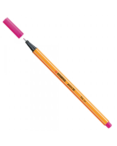 Punta in feltro con rinforzo in metallo per garantire una grande resistenza. Cappuccio ventilato antisoffocamento. Lunga durata anche senza cappuccio. Ideale per lavori con riga , fotocopie e stancils.
Tratto da 0,4mm.
Colore: rosa.