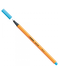 Punta in feltro con rinforzo in metallo per garantire una grande resistenza. Cappuccio ventilato antisoffocamento. Lunga durata anche senza cappuccio. Ideale per lavori con riga , fotocopie e stancils.
Tratto da 0,4mm.
Colore: azzurro.