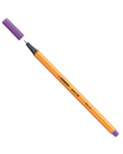 Punta in feltro con rinforzo in metallo per garantire una grande resistenza. Cappuccio ventilato antisoffocamento. Lunga durata anche senza cappuccio. Ideale per lavori con riga , fotocopie e stancils.
Tratto da 0,4mm.
Colore: lilla chiaro.