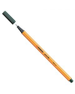 Punta in feltro con rinforzo in metallo per garantire una grande resistenza. Cappuccio ventilato antisoffocamento. Lunga durata anche senza cappuccio. Ideale per lavori con riga , fotocopie e stancils.
Tratto da 0,4mm.
Colore: verde oliva.