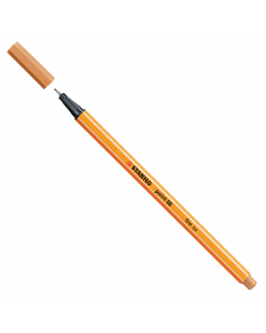 Punta in feltro con rinforzo in metallo per garantire una grande resistenza. Cappuccio ventilato antisoffocamento. Lunga durata anche senza cappuccio. Ideale per lavori con riga , fotocopie e stancils.
Tratto da 0,4mm.
Colore: ocra scuro.