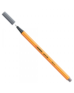 Punta in feltro con rinforzo in metallo per garantire una grande resistenza. Cappuccio ventilato antisoffocamento. Lunga durata anche senza cappuccio. Ideale per lavori con riga , fotocopie e stancils.
Tratto da 0,4mm.
Colore: grigio scuro.