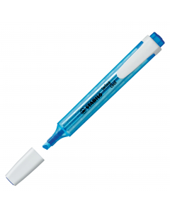 Inchiostro a base d'acqua. Fusto "salva-spazio" trasparente nel colore dell'inchiostro, pratica clip. Impugnatura opaca e antiscivolo. Cappuccio ventilato antisoffocamento. Tecnologia Anti-Dry-Out: resiste 4 ore senza cappuccio.