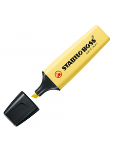 Evidenziatore stabilo boss pastel. Nuovi colori pastello per completare una gamma di successo. Per chi ama evidenziare con colori più delicati e alla moda. Doppia ampiezza di tratto 2+5mm. Tecnologia Stabilo Anti-Dry-Out: resiste fino a 4 ore senza cappuc