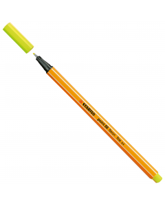 Punta in feltro con rinforzo in metallo per garantire una grande resistenza. Cappuccio ventilato antisoffocamento. Lunga durata anche senza cappuccio. Ideale per lavori con riga , fotocopie e stancils.
Tratto da 0,4mm.
Colore: giallo neon.