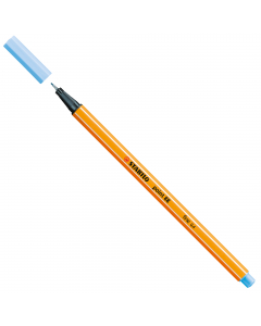 Punta in feltro con rinforzo in metallo per garantire una grande resistenza. Cappuccio ventilato antisoffocamento. Lunga durata anche senza cappuccio. Ideale per lavori con riga , fotocopie e stancils.
Tratto da 0,4mm.
Colore: blu cobalto.