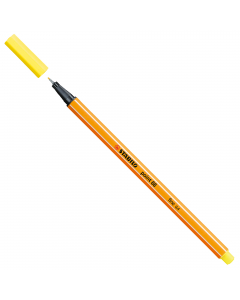 Punta in feltro con rinforzo in metallo per garantire una grande resistenza. Cappuccio ventilato antisoffocamento. Lunga durata anche senza cappuccio. Ideale per lavori con riga , fotocopie e stancils.
Tratto da 0,4mm.
Colore: giallo limone.