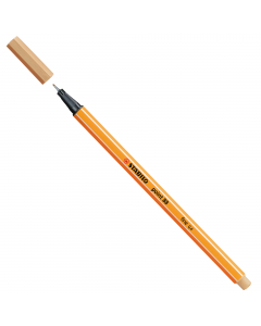 Punta in feltro con rinforzo in metallo per garantire una grande resistenza. Cappuccio ventilato antisoffocamento. Lunga durata anche senza cappuccio. Ideale per lavori con riga , fotocopie e stancils.
Tratto da 0,4mm.
Colore: ocra chiaro.