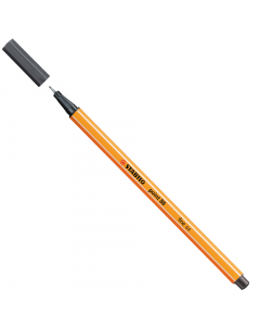 Punta in feltro con rinforzo in metallo per garantire una grande resistenza. Cappuccio ventilato antisoffocamento. Lunga durata anche senza cappuccio. Ideale per lavori con riga , fotocopie e stancils.
Tratto da 0,4mm.
Colore: grigio nerastro.