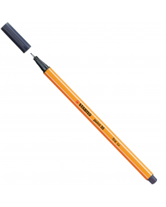 Punta in feltro con rinforzo in metallo per garantire una grande resistenza. Cappuccio ventilato antisoffocamento. Lunga durata anche senza cappuccio. Ideale per lavori con riga , fotocopie e stancils.
Tratto da 0,4mm.
Colore: grigio payne.
