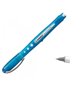 Roller ad inchiostro liquido. Punta indistruttibile. Fusto in morbida gomma antiscivolo nel colore dell'inchiostro. 
Punta 0,5mm. Colore: blu.
Confezione 10 pezzi.
