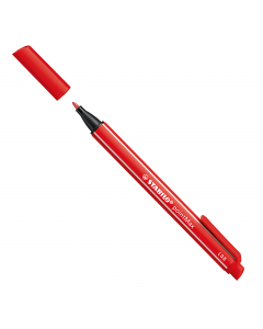 Fineliner con punta in nylon robusta. Inchiostro inodore a base d‘acqua. Tratto da 0,8 mm. Cappuccio ventilato. Resiste fino a 24 ore senza cappuccio. Dotato di comoda clip.
Punta 0,8mm. Colore: rosso.