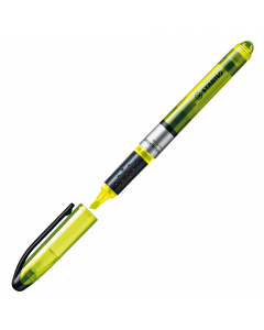 Modello tascabile con clip. Impugnatura morbida. Indicatore del livello d'inchiostro. 2 ampiezze di tratto 1-4mm. Inchiostro a base d'acqua. Per carta normale, da fotocopie e fax. Resiste fino a 4 ore senza cappuccio.
Colore: giallo.