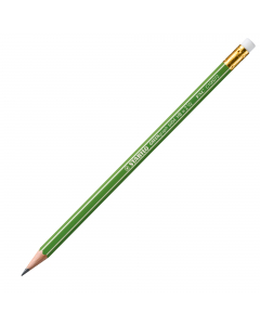 Matita con gommino composta al 100% da legno certificato FSC. Fusto esagonale in vernice opaca atossica. Mina super resistente e anti-rottura.
Gradazione HB, confezione 12 pezzi.