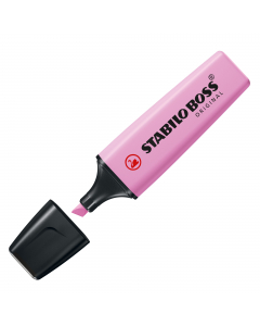 Evidenziatore stabilo boss pastel. Nuovi colori pastello per completare una gamma di successo. Per chi ama evidenziare con colori più delicati e alla moda. Doppia ampiezza di tratto 2+5mm. Tecnologia Stabilo Anti-Dry-Out: resiste fino a 4 ore senza cappuc