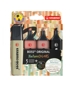 Evidenziatore stabilo boss pastel. Nuovi colori pastello per completare una gamma di successo. Per chi ama evidenziare con colori più delicati e alla moda. Doppia ampiezza di tratto 2+5mm. Tecnologia Stabilo Anti-Dry-Out: resiste fino a 4 ore senza cappuc