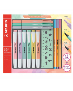Set collection con 3 point 88, 3 pointMax, 6 swing cool Pastel e 1 righello.