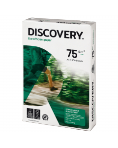 Carta da 75gr/mq con le stesse caratteristiche di spessore e rigidità della maggior parte delle carta da 80gr. Eccellente qualità che usa meno risorse naturali nella sua produzione. Confezione da 5 risme da 500fg. Formato A3.