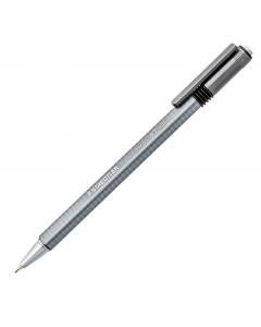 Portamine con fusto ergonominco triangolare per una scrittura veloce. Punta in metallo retraibile. Gommino extra lungo e mine da 0,7mm.