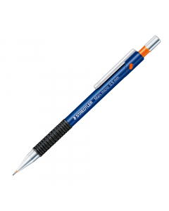 Portamine Mars Micro 775 ideale per scrittura e disegno tecnico, dotato di impugnatura in caucciù naturale, pulsante, gommino sostituibile, clip, puntale ad ago rientrante e mina molleggiata. 
Mina 0,9mm.