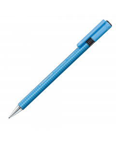 Portamine meccanico per scrittura, fusto di forma ergonomica triangolare per una scrittura comoda e rilassata, punta in metallo cromato, sicuro nel taschino grazie alla punta retrattile, il tubetto mina rientra durante la scrittura - ulteriore protezione 