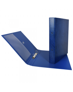 Raccoglitore in Colpan® (cartone rivestito in PVC) con meccanismo a 2 anelli tondi e tasca interna trasparente. Ideale per archiviare qualsiasi tipo di documento. Formato esterno: 265x310 mm. Formato contenuto: 220x300 mm (A4). Dorso: 30 mm. Diametro anel