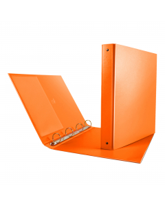 Raccoglitori in Stratopan®-P (cartone interamente rivestito in PP) con meccanismo a 4 anelli tondi da 30mm e tasca interna. Formato esterno: 275x320mm. Formato contenuto: 220x300mm(A4). Dorso 35mm.