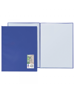 Porta listini GREEN a 20 buste fisse in PP RICICLATO e RICICLABILE, con copertina colorata.