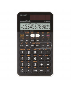 Sharp Calcolatrice scientifica  Nera  EL531THBGR
LOGICA ALGEBRICA DIRETTA (D.A.L.)
DISPLAY A SEGMENTI DI 1 LINEA PER 10+2 CIFRE
169 FUNZIONI
DOPPIA ALIMENTAZIONE (batteria e solare)
CONTROLLARE E MODIFICARE I CALCOLI PRECEDENTI
5 MEMORIE
Batteria (*Utiliz