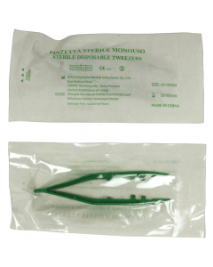 Pinzetta sterile monouso.
