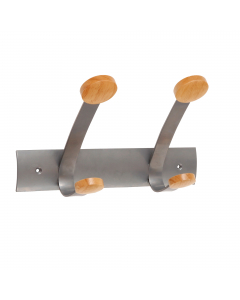 Appendiabiti in metallo e legno. Dimensione 30x11,2x17,5cm